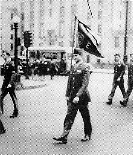 Millidek photo of cadet parade