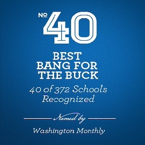 40 best bang for the buck schools