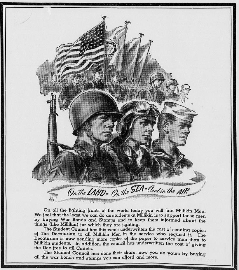 War bonds and stamps advertisement