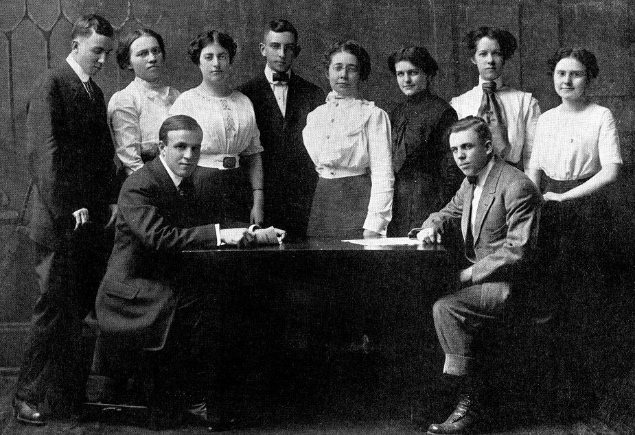 1911-1912 Decaturian Staff
