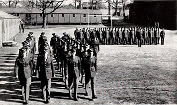 Army Air cadets in formation