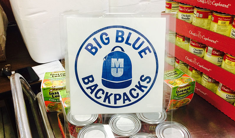 Big Blue Backpacks