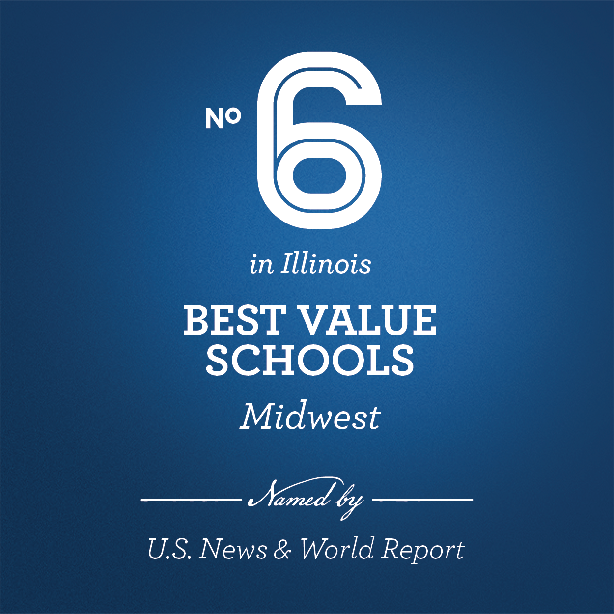 number 6 in illinois best value schools