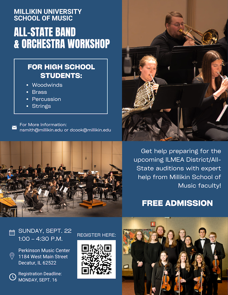 all state band and orchestra workshop flyer