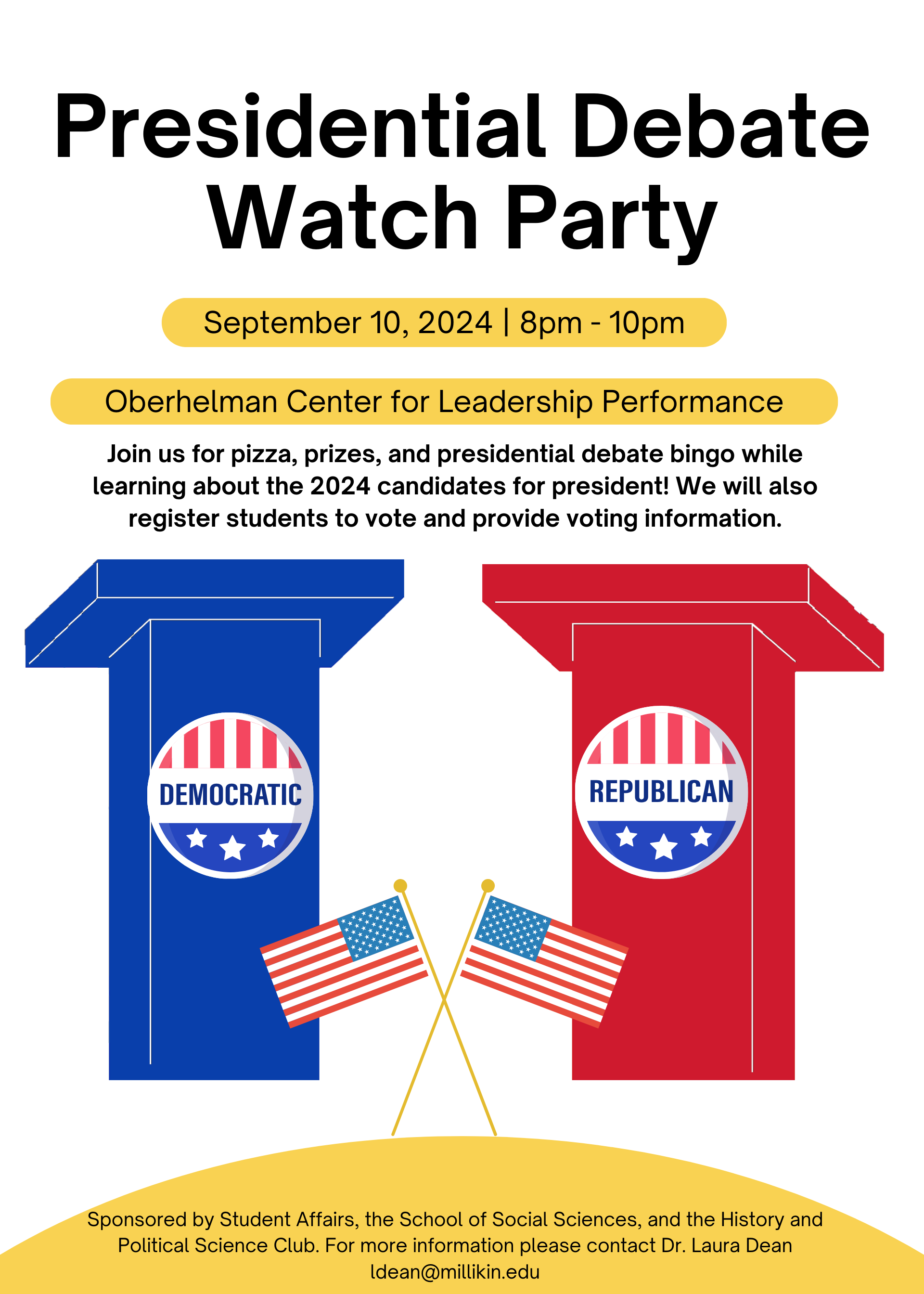 Debate watch poster image