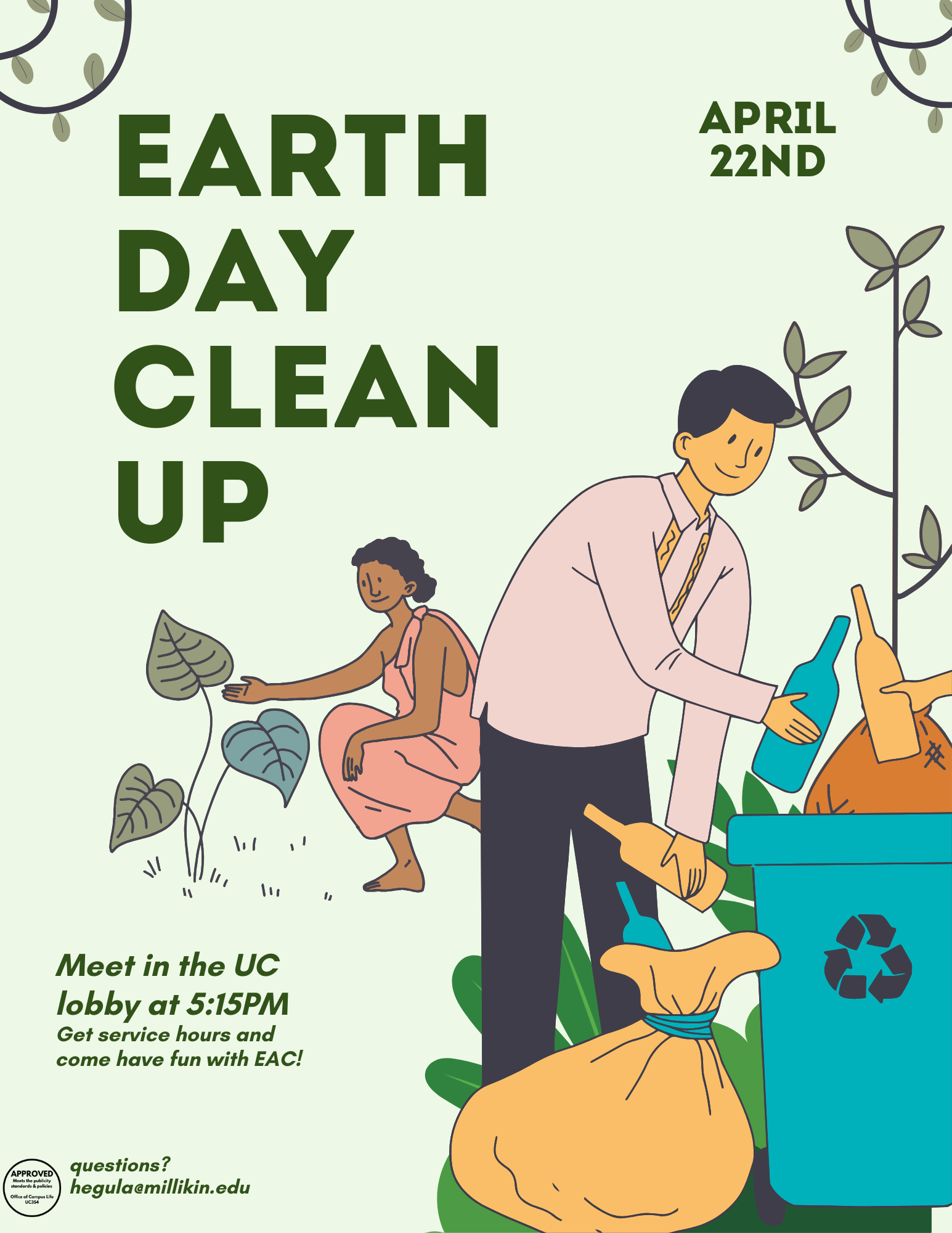 Earth day clean up