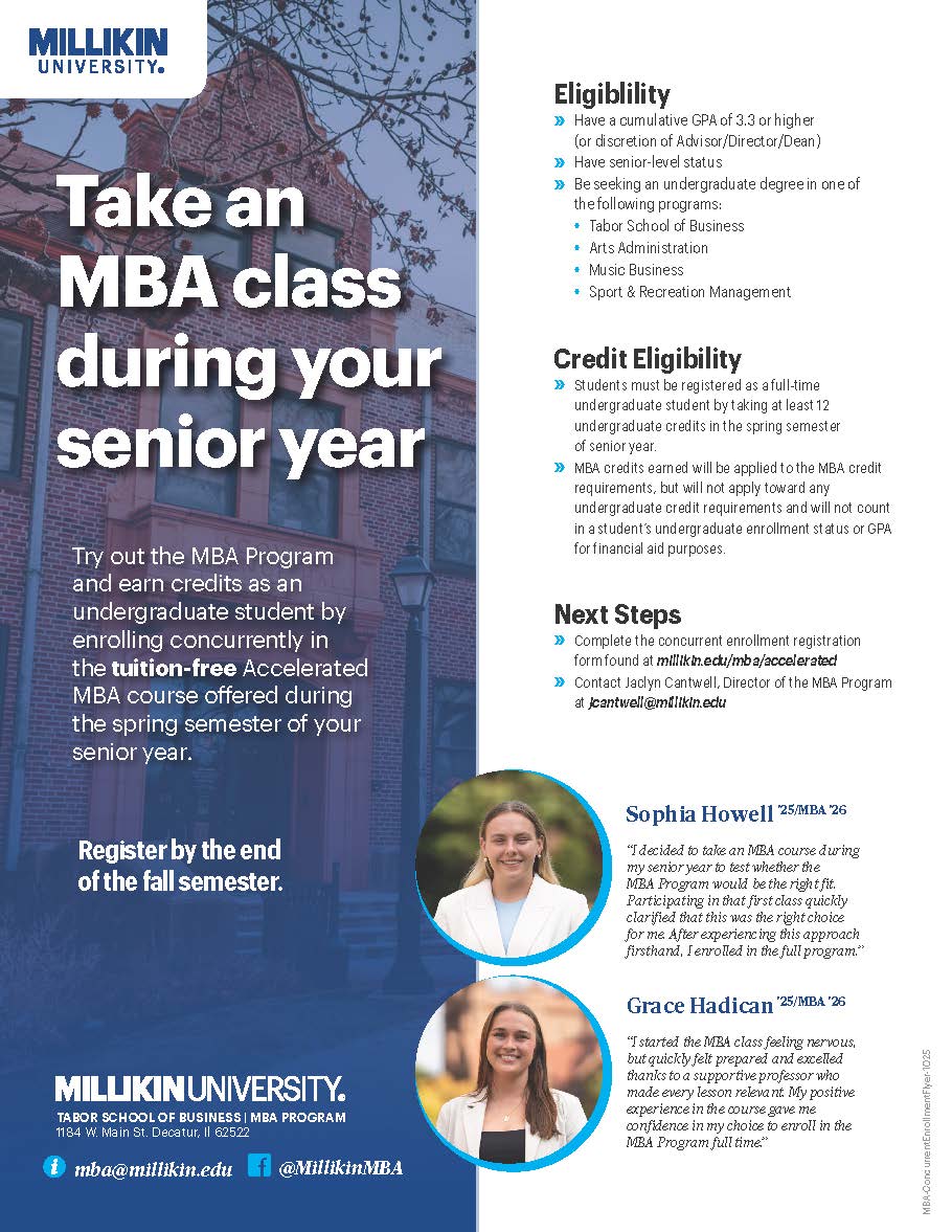 mba concurrent flyer