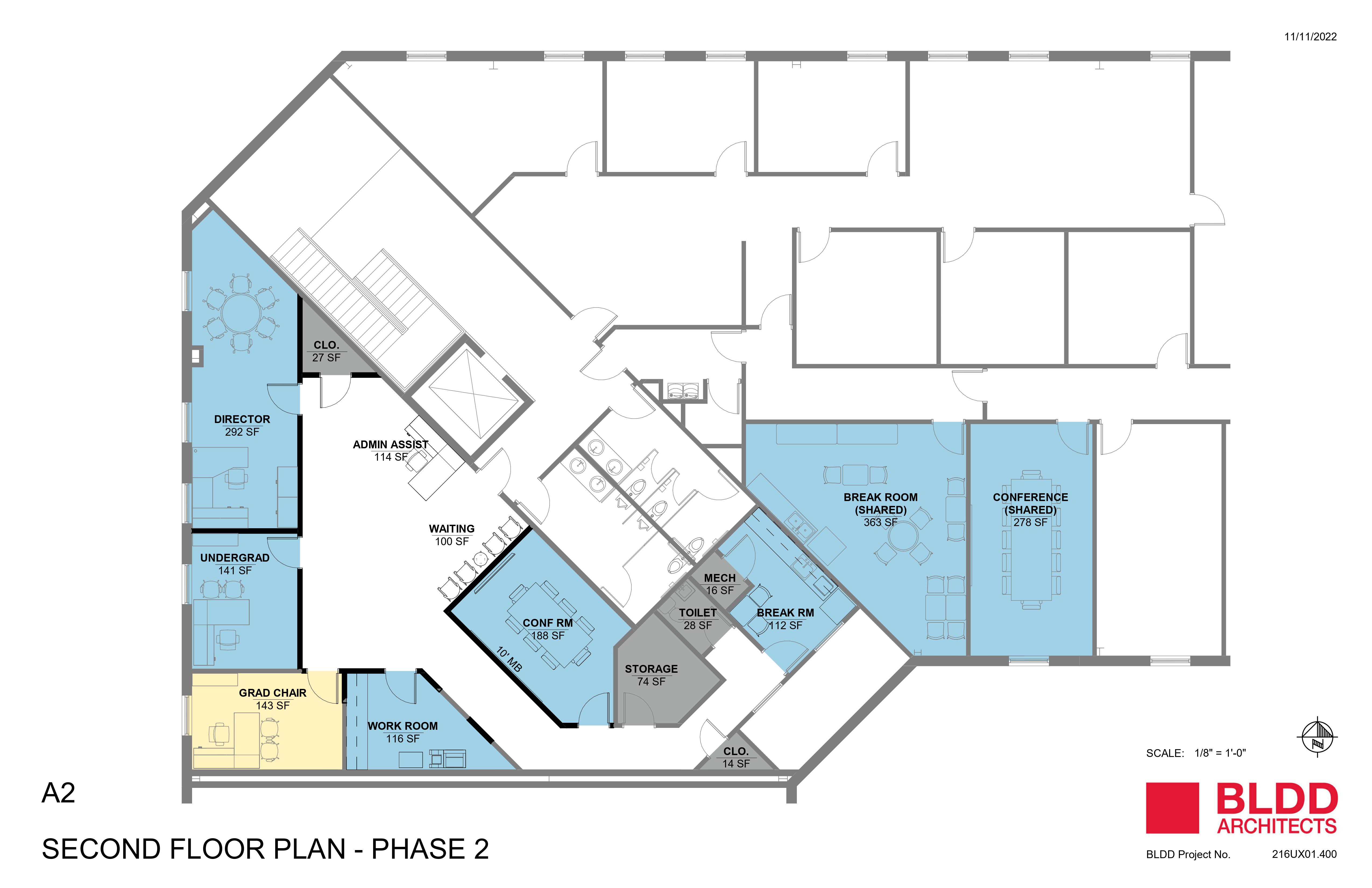 floor plan for nursing sim lab