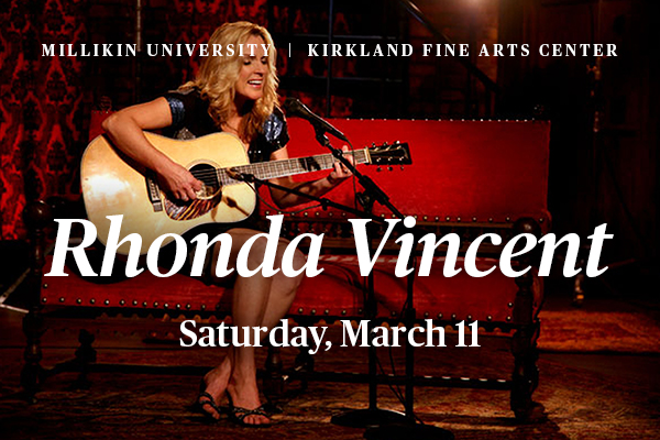 Rhonda Vincent on stage singing