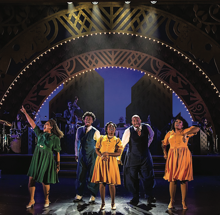 performers on stage