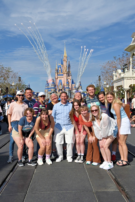 Students at Disney