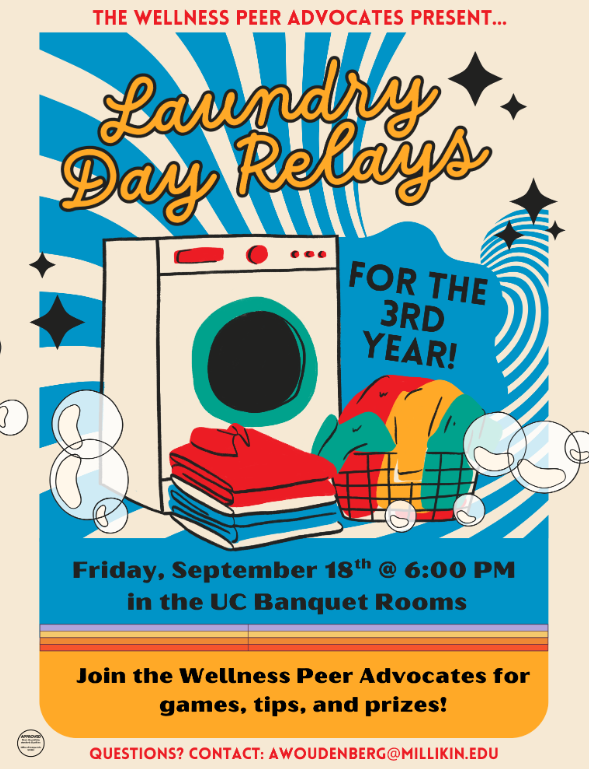 Laundry day relays flyer