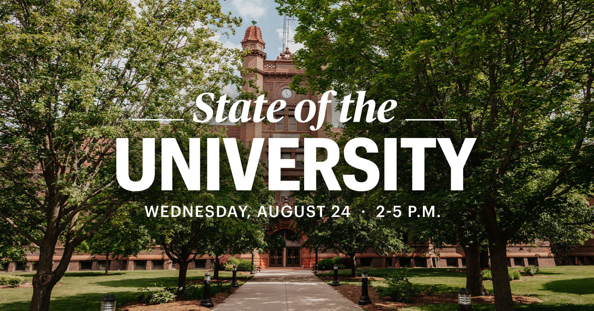 State of the University event