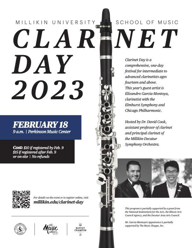 Clarinet day 2023 flier
