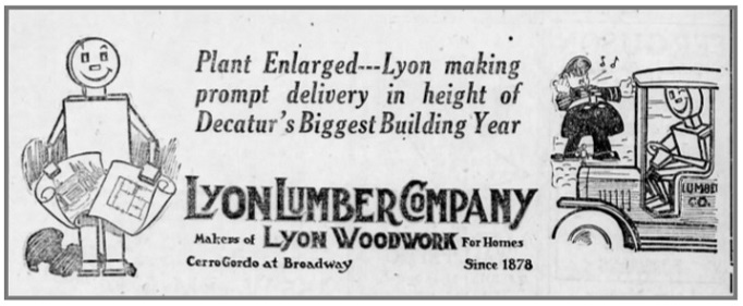 Lyon Lumber Company Ad