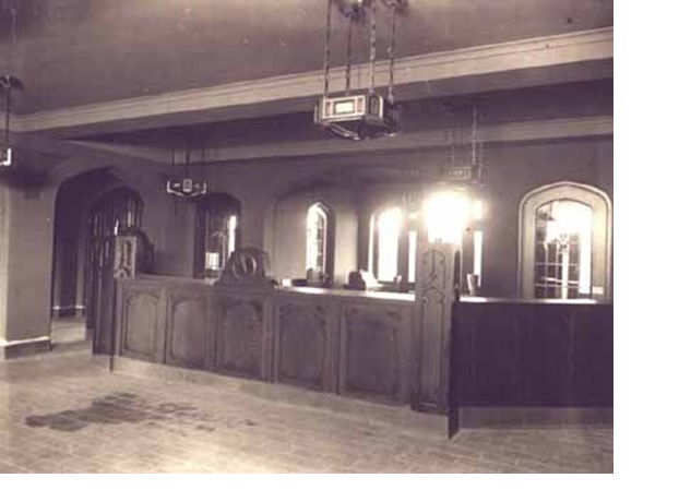Music Conservatory lobby, 1913