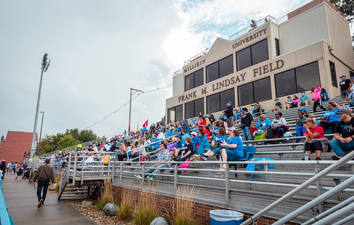 Millikin Fans at Frank M. Lindsay Field