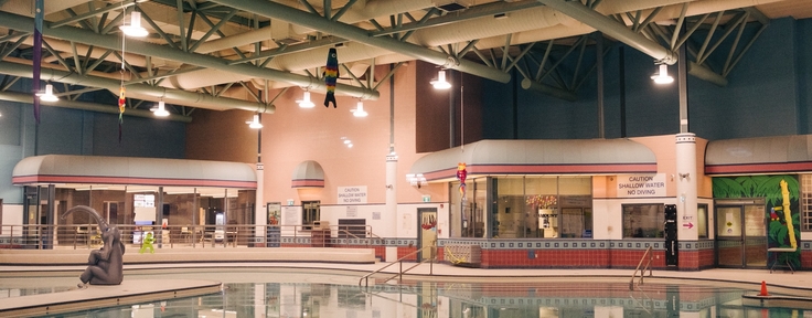 old swimming pool