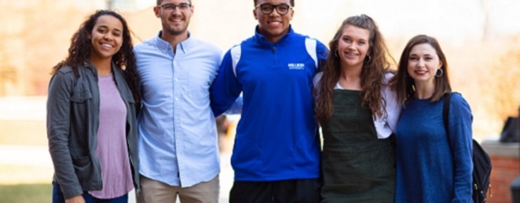 group of students smiling