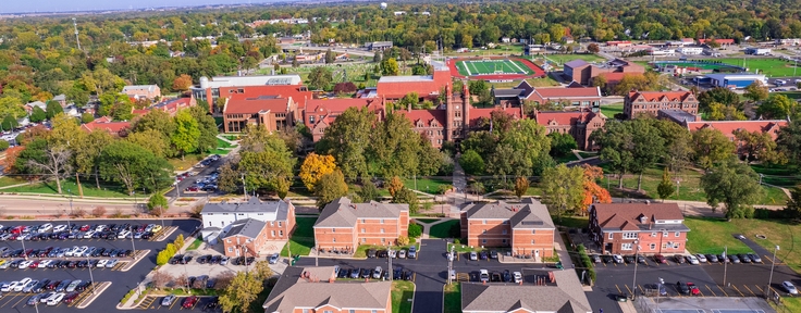 Aerial view of Campus