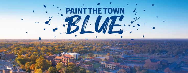 paint the town blue