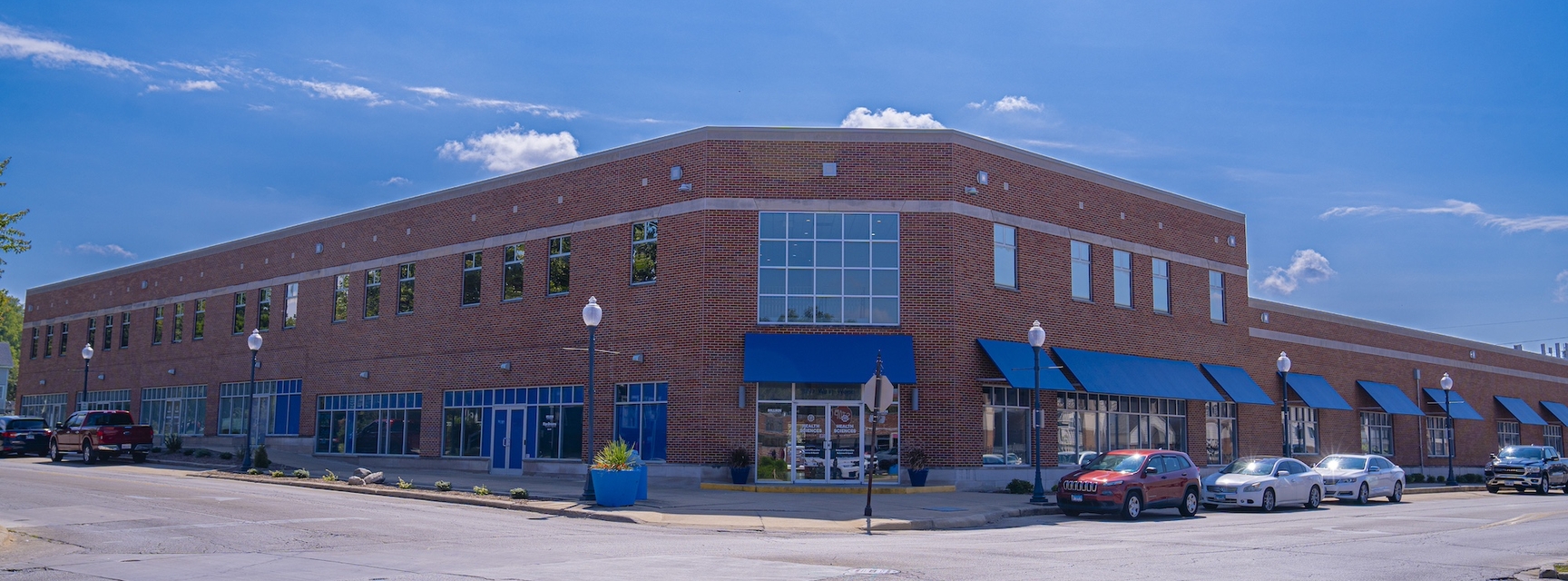 entrance to health science center