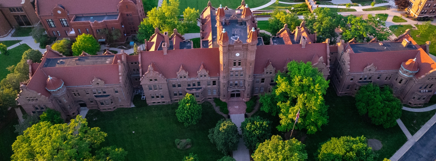 Aerial view of Campus