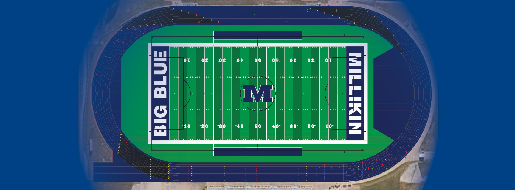 millikin football field rendering