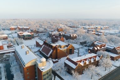 MU Campus in winter