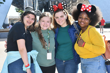 Students at Disney