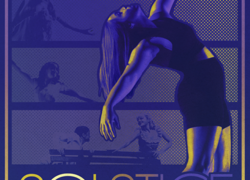 Poster for Solstic showing a girl dancing. 