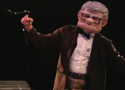 old man conducting