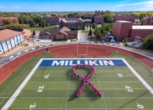 Real Men Wear Pink Ribbon Photo