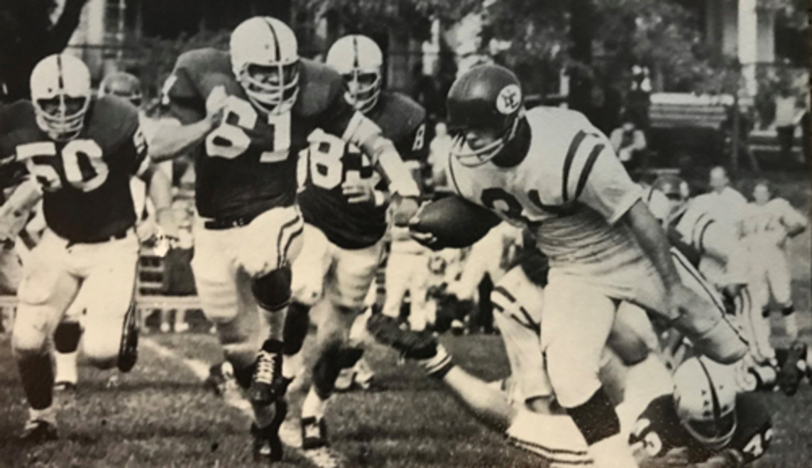 1967 Homecoming game versus Wheaton College.