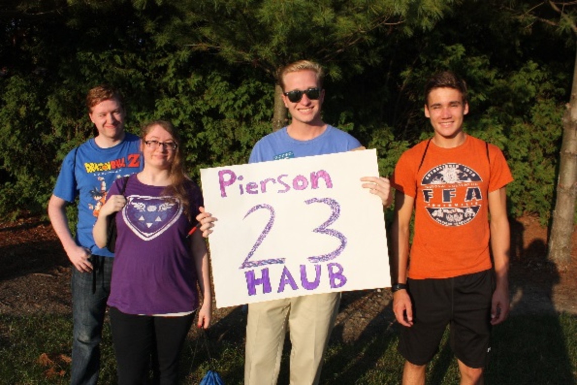 First Year Mentors meeting new students