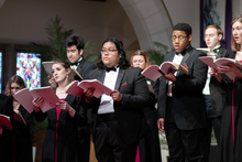 Millikin students singing