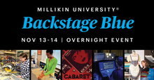 Backstage blue