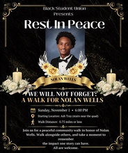 We Will Not Forget: A Walk for Nolan Wells