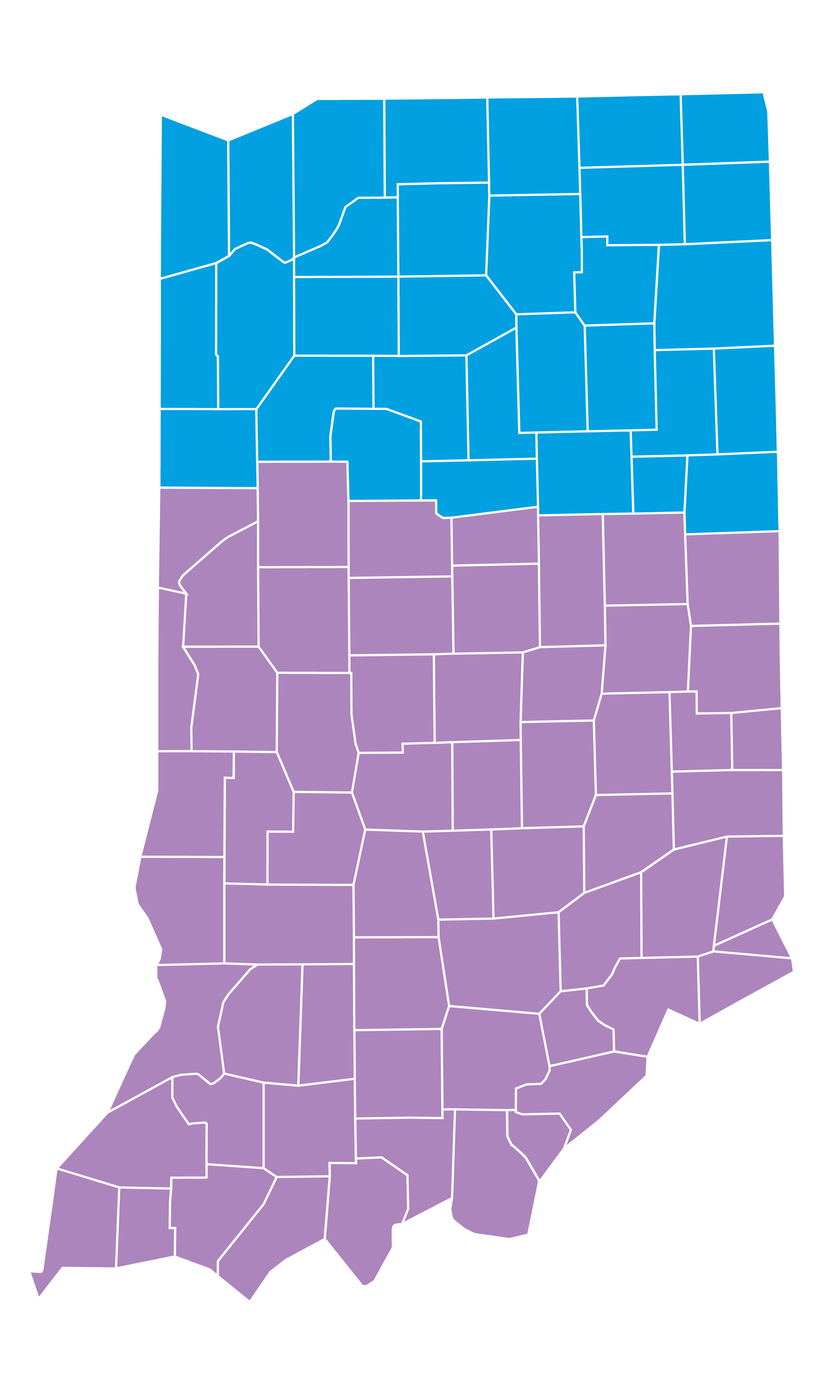 Indiana Counselor Map